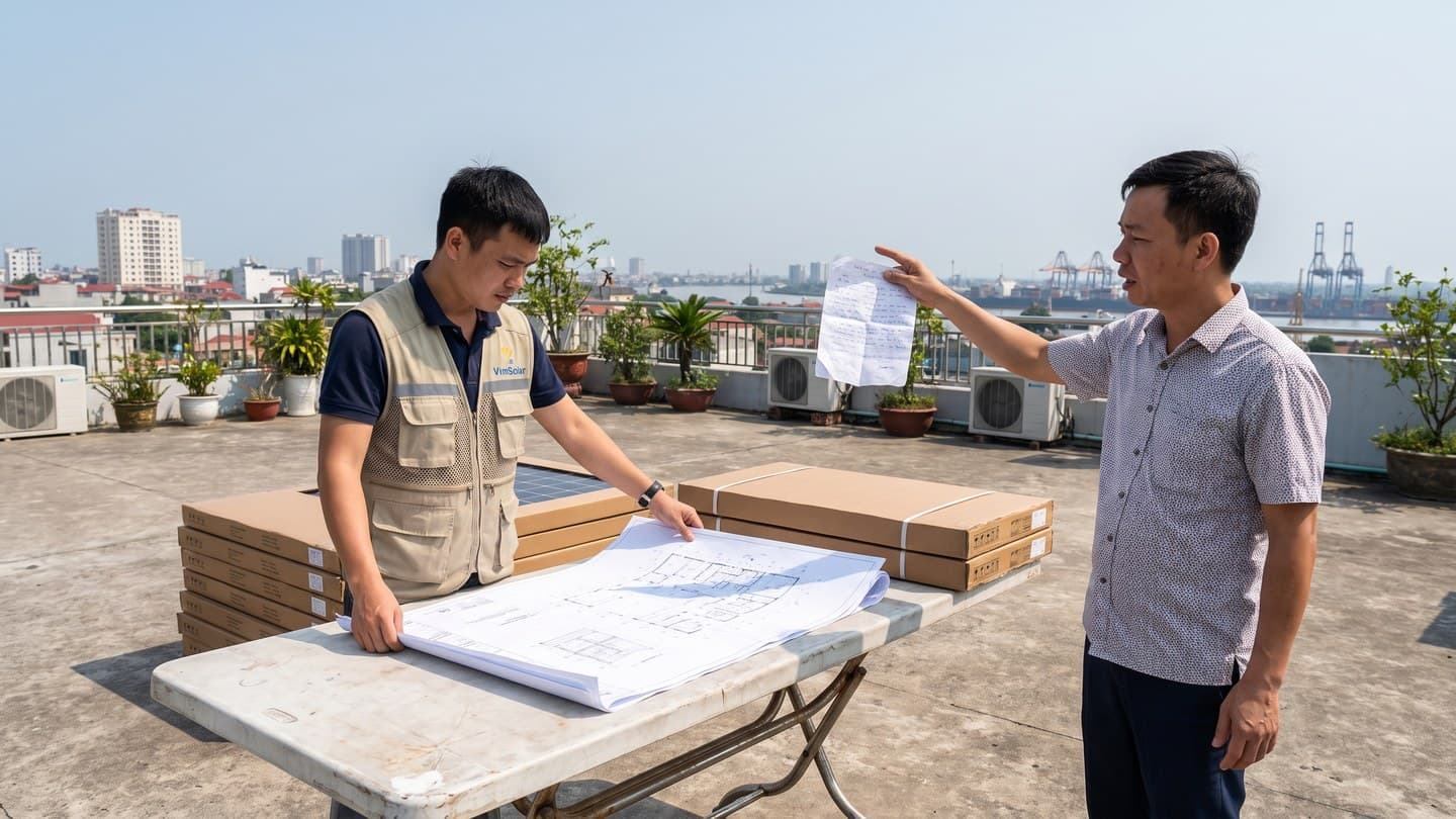 Hóa đơn điện 15 triệu giảm còn 2 triệu sau 1 ngày lắp Solar